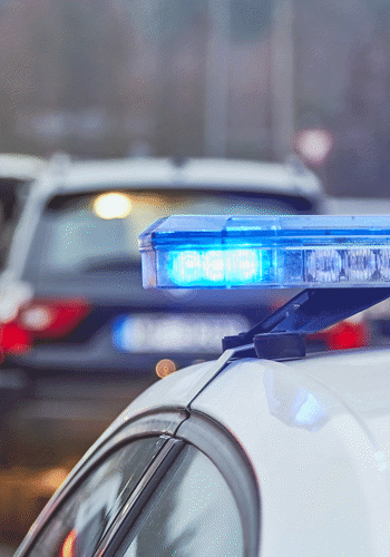 police car